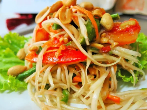 Raw Papaya Salad