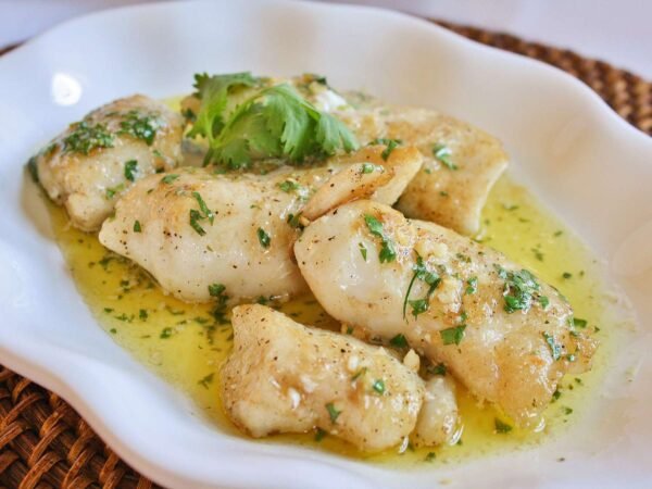 Fish Tossed with Butter Garlic Sauce