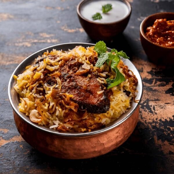 Fish biryani Combo (Raita + Gulab jamun)
