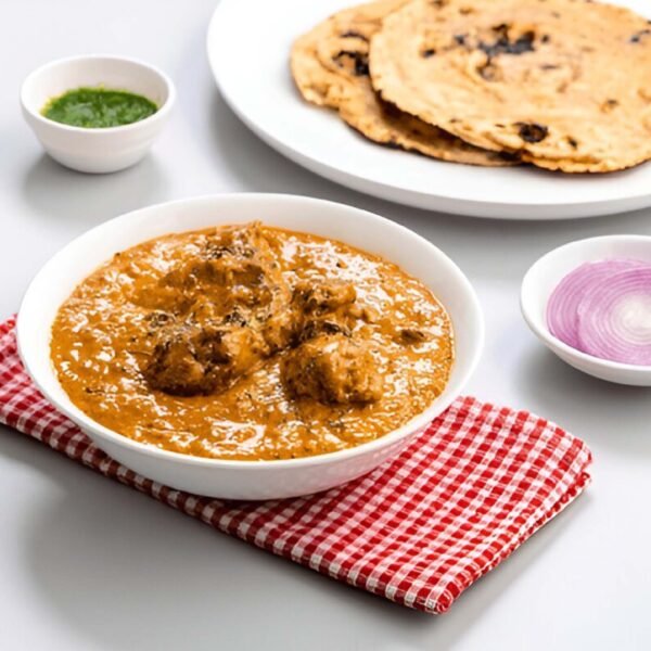 Punjab Onion & Mirch roti  With Butter Chicken Combo (Gulab Jamun)
